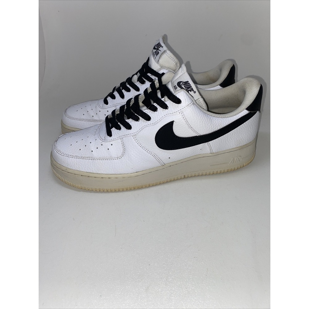 Nike Air Force 1 '07 Men's Size 12 White/Black CT2302 100 Fast Shipping - Picture 4 of 15